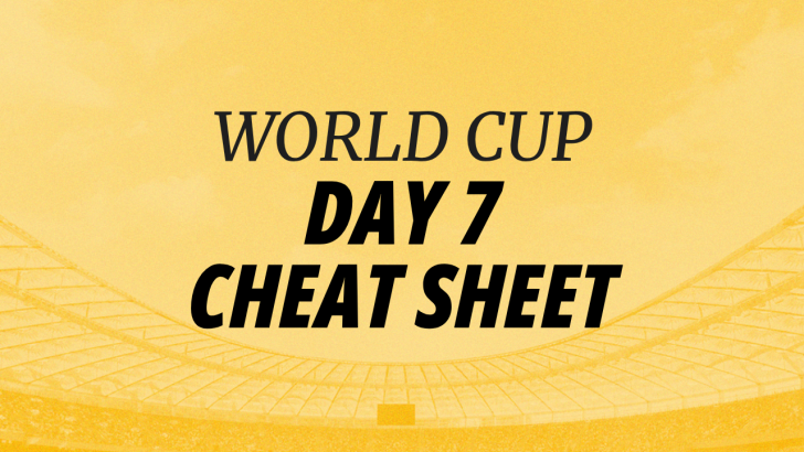 Image for World Cup 7 Cheat Sheet with tips for England v Croatia and more 